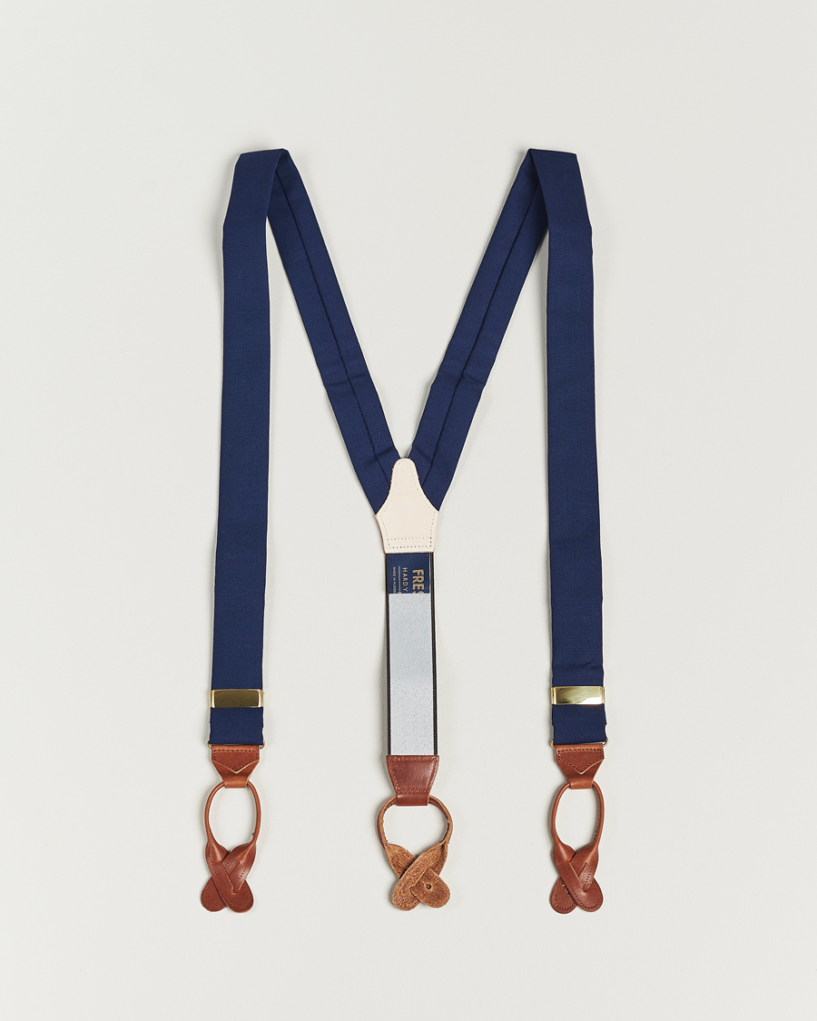 Mies | Albert Thurston Fresco Braces 38mm Royal Blue | Albert Thurston | Fresco Braces 38mm Royal Blue