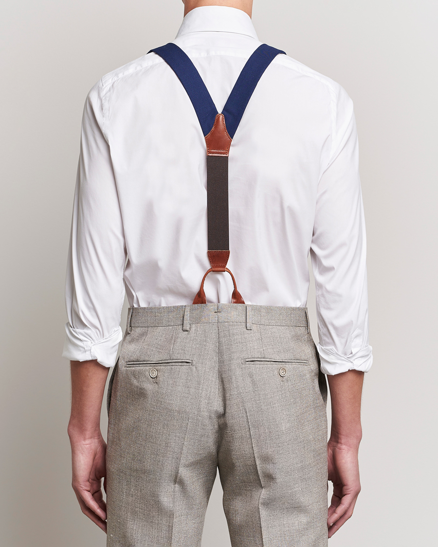 Mies | Albert Thurston Fresco Braces 38mm Royal Blue | Albert Thurston | Fresco Braces 38mm Royal Blue