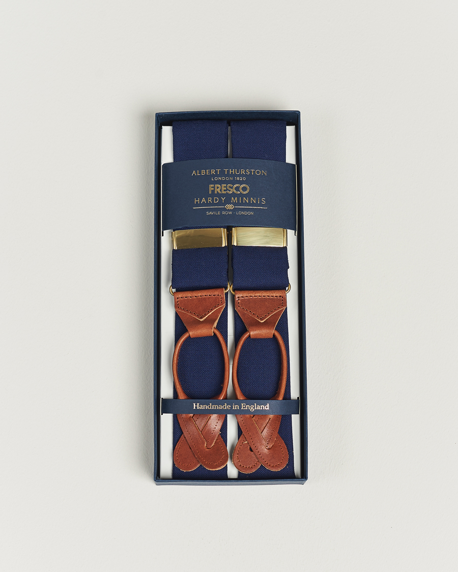 Mies | Henkselit | Albert Thurston | Fresco Braces 38mm Royal Blue 