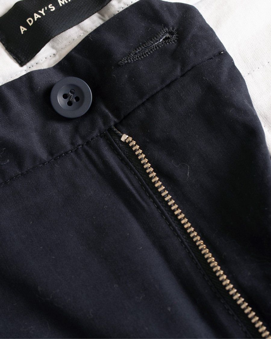 Mies | Housut | A Day's March | Slim Chinos Navy