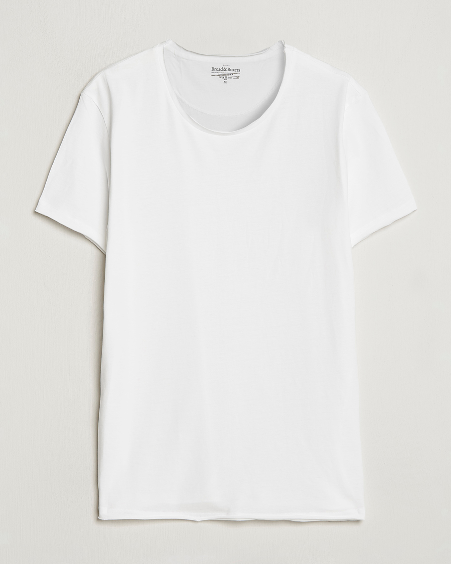 Mies | T-paidat | Bread & Boxers | Crew Neck Relaxed White