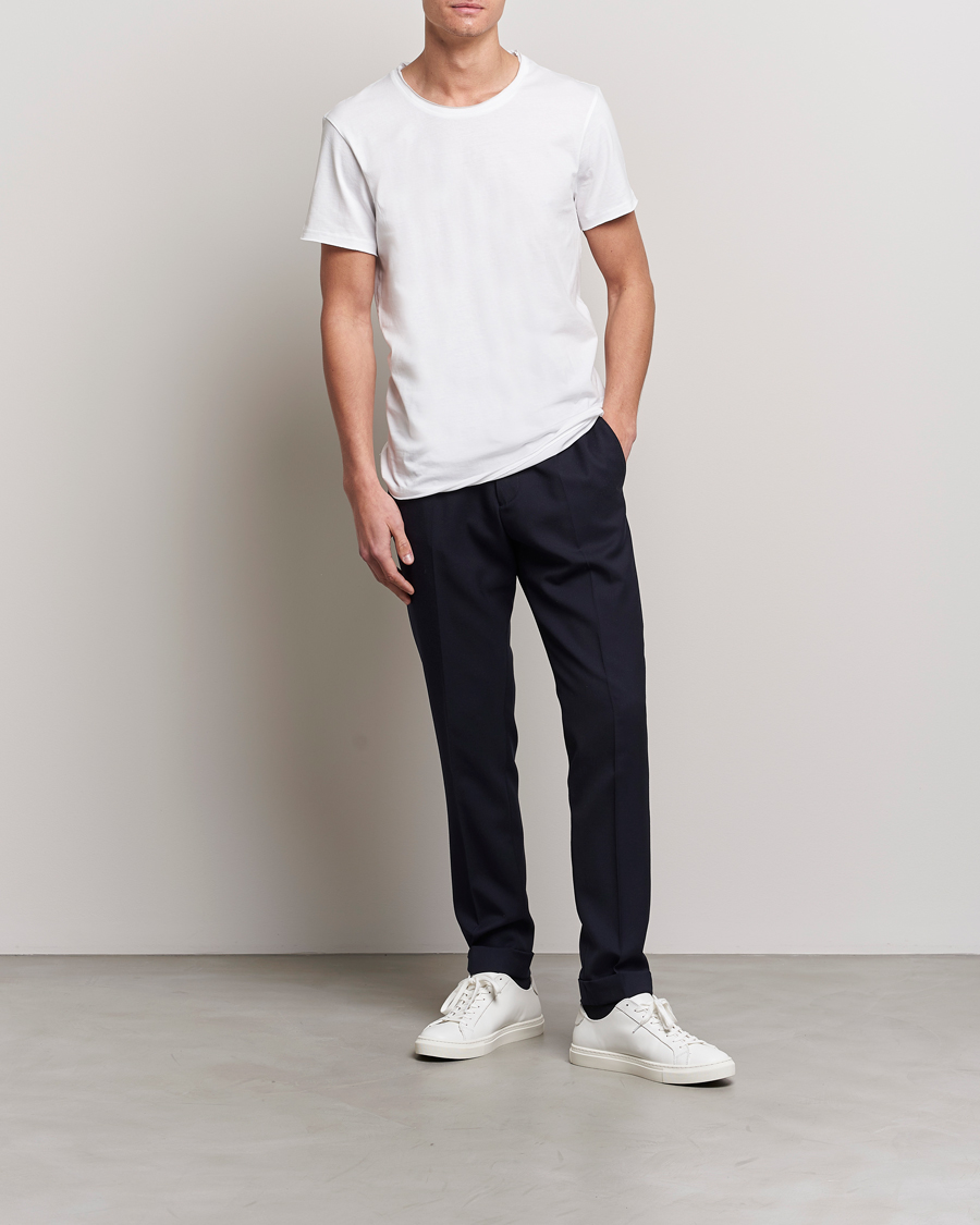 Mies | T-paidat | Bread & Boxers | Crew Neck Relaxed White