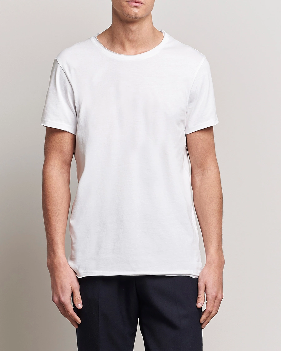 Mies | Valkoiset t-paidat | Bread & Boxers | Crew Neck Relaxed White