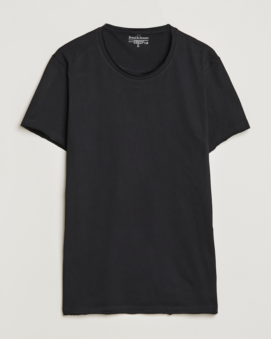 Mies | T-paidat | Bread & Boxers | Crew Neck Relaxed Black