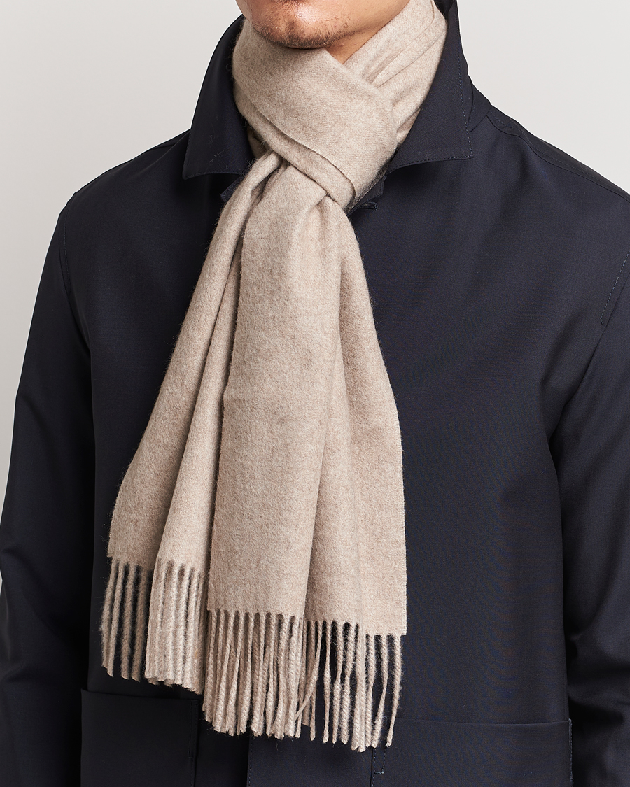 Mies | Asusteet | Piacenza Cashmere | Cashmere Scarf Light Beige