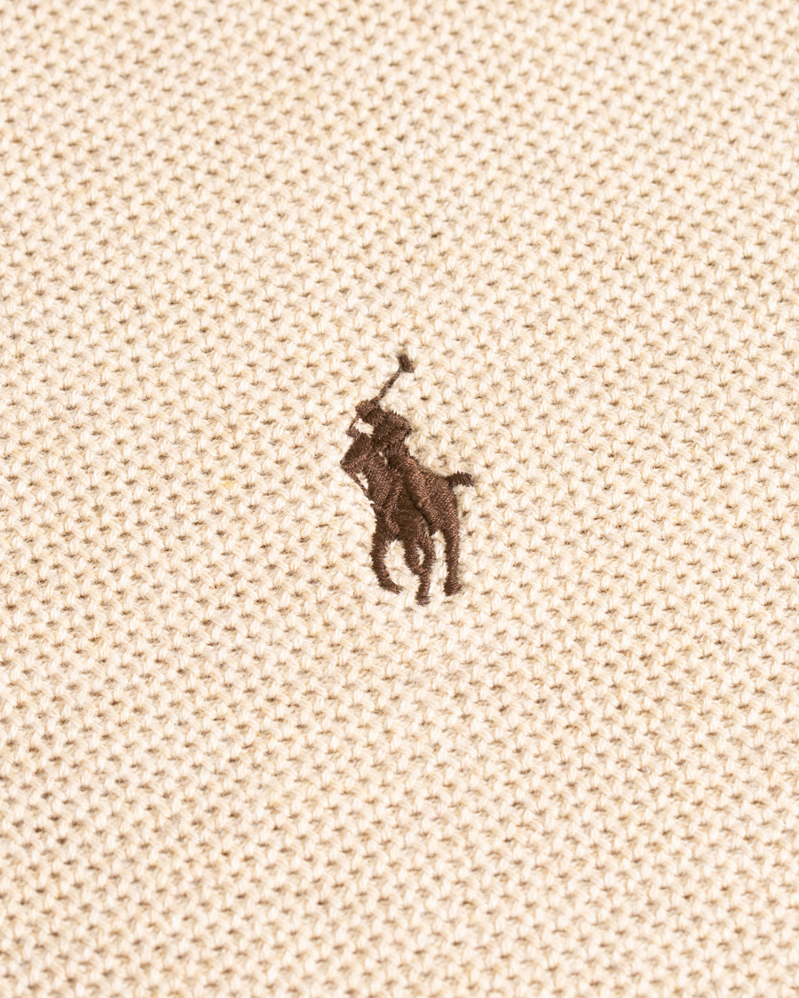 Mies | Puserot | Polo Ralph Lauren | Texture Half Zip Oatmeal Heather