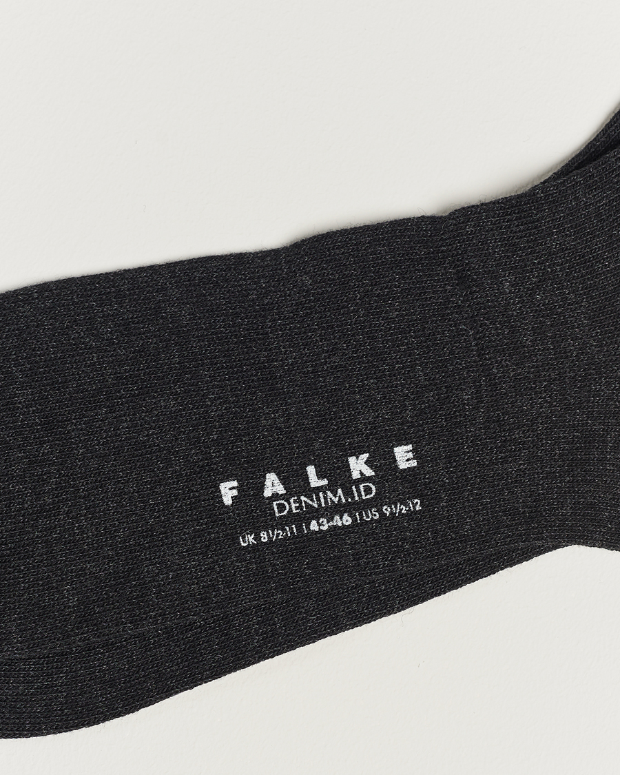 Mies |  | Falke | Denim ID Jeans Socks Anthracite Melange