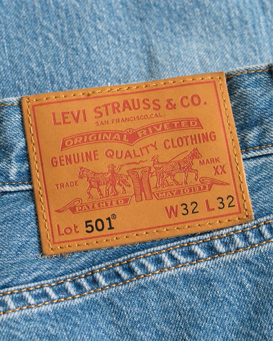 Mies | Farkut | Levi's | 501 Original Fit Stretch Jeans Pipe Light