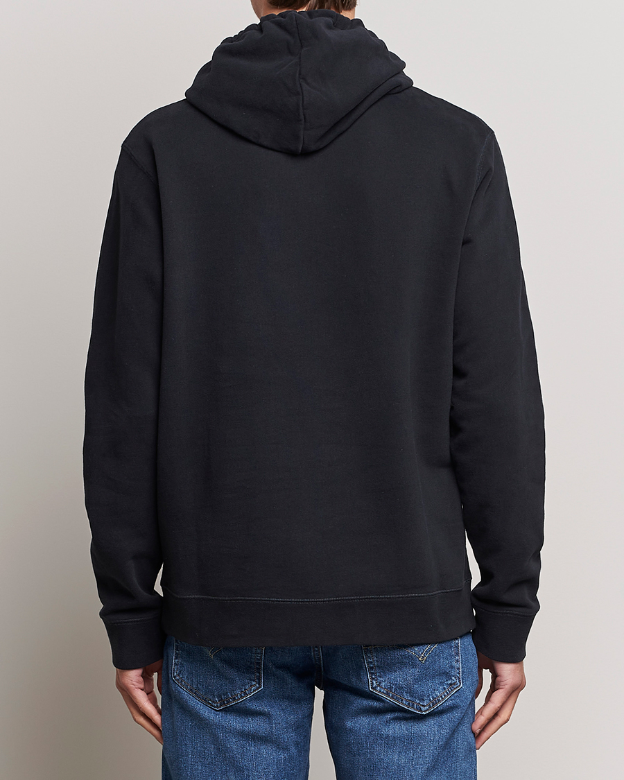 Mies | Puserot | Sunspel | Loopback Hoodie Black