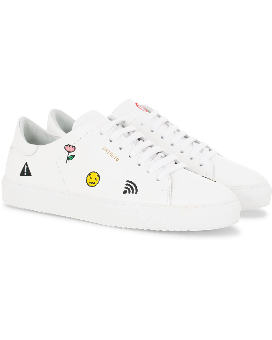 Mies | Axel Arigato Clean 90 Emoji Sneaker White Leather | Axel Arigato | Clean 90 Emoji Sneaker White Leather