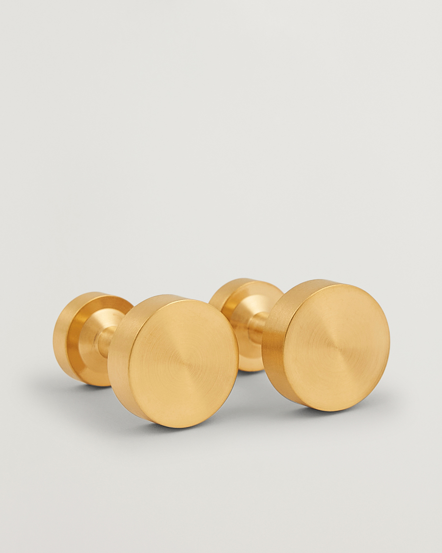 Mies | Skultuna The Icon Cuffs Matte Gold | Skultuna | The Icon Cuffs Matte Gold