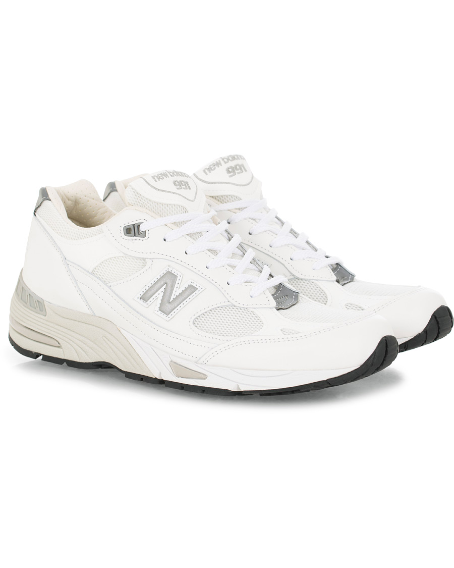 Mies | New Balance Made in England 991 Running Sneaker White | New Balance | Made in England 991 Running Sneaker White
