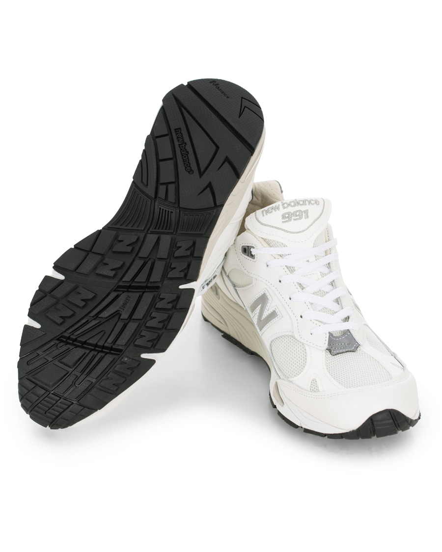 Mies | New Balance Made in England 991 Running Sneaker White | New Balance | Made in England 991 Running Sneaker White