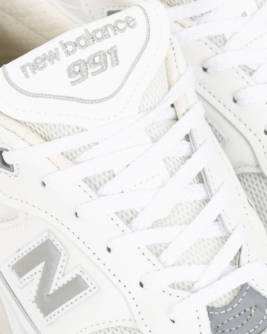 Mies | New Balance Made in England 991 Running Sneaker White | New Balance | Made in England 991 Running Sneaker White