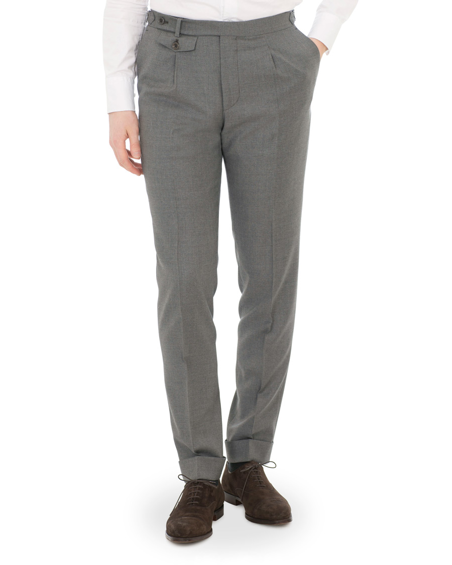 Mies |  | Morris Heritage | Jason Plain Trousers Grey