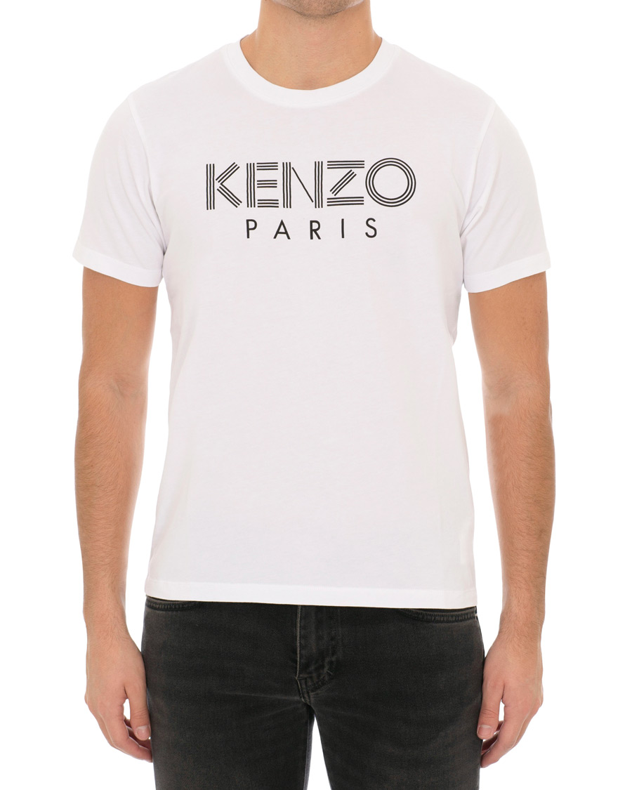Mies | T-paidat | KENZO | Classic Paris T-shirt White