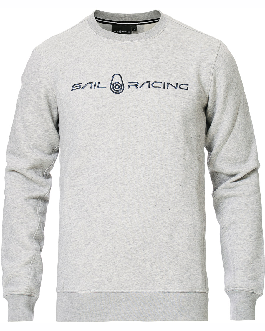 Mies | Puserot | Sail Racing | Bowman Crew Neck Sweater Grey Melange