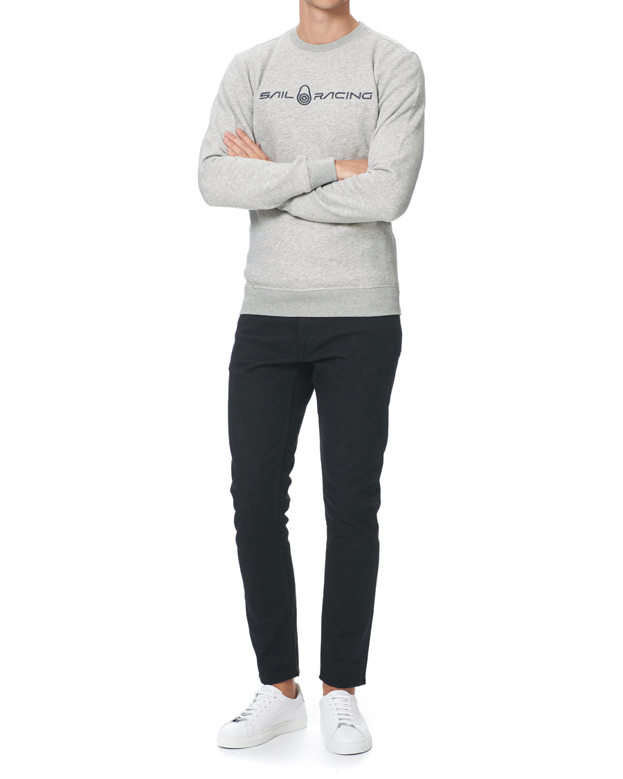 Mies | Puserot | Sail Racing | Bowman Crew Neck Sweater Grey Melange
