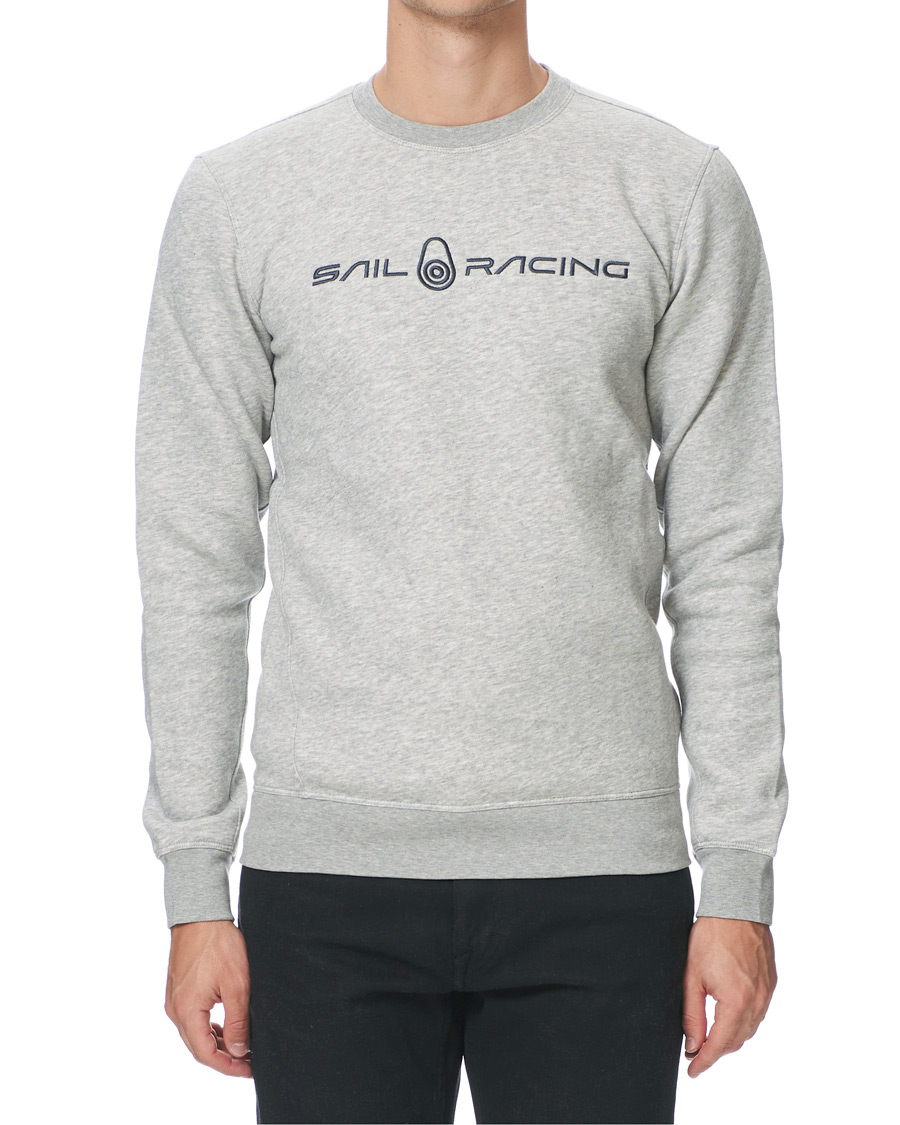 Mies | Puserot | Sail Racing | Bowman Crew Neck Sweater Grey Melange
