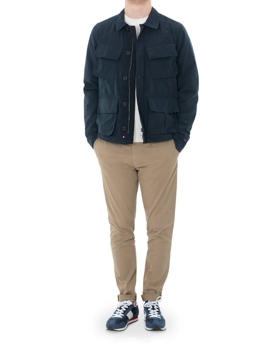 Mies | Takit | Tommy Hilfiger | Peached Nylon Field Jacket Sky Captain