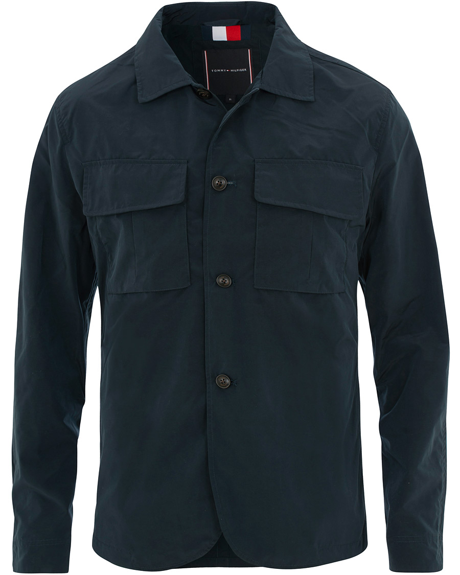 Mies | Kauluspaidat | Tommy Hilfiger | Shirt Blazer Jacket Sky Captain