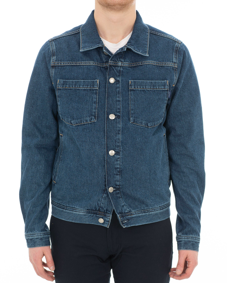 Mies | Takit | GANT | Indigo Jeans Jacket Blue Wash