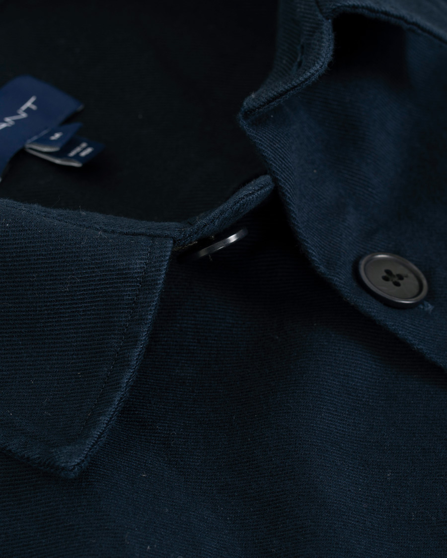 Mies | Kauluspaidat | GANT | Heavy Twill Shirt Jacket Marine