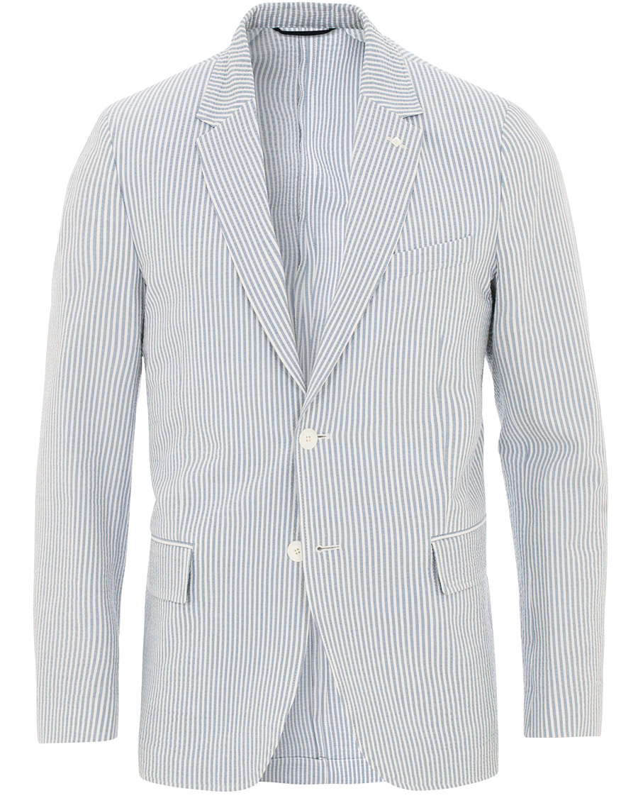 Mies | Pikkutakit | GANT | Seersucker Stripe Blazer Eggshell