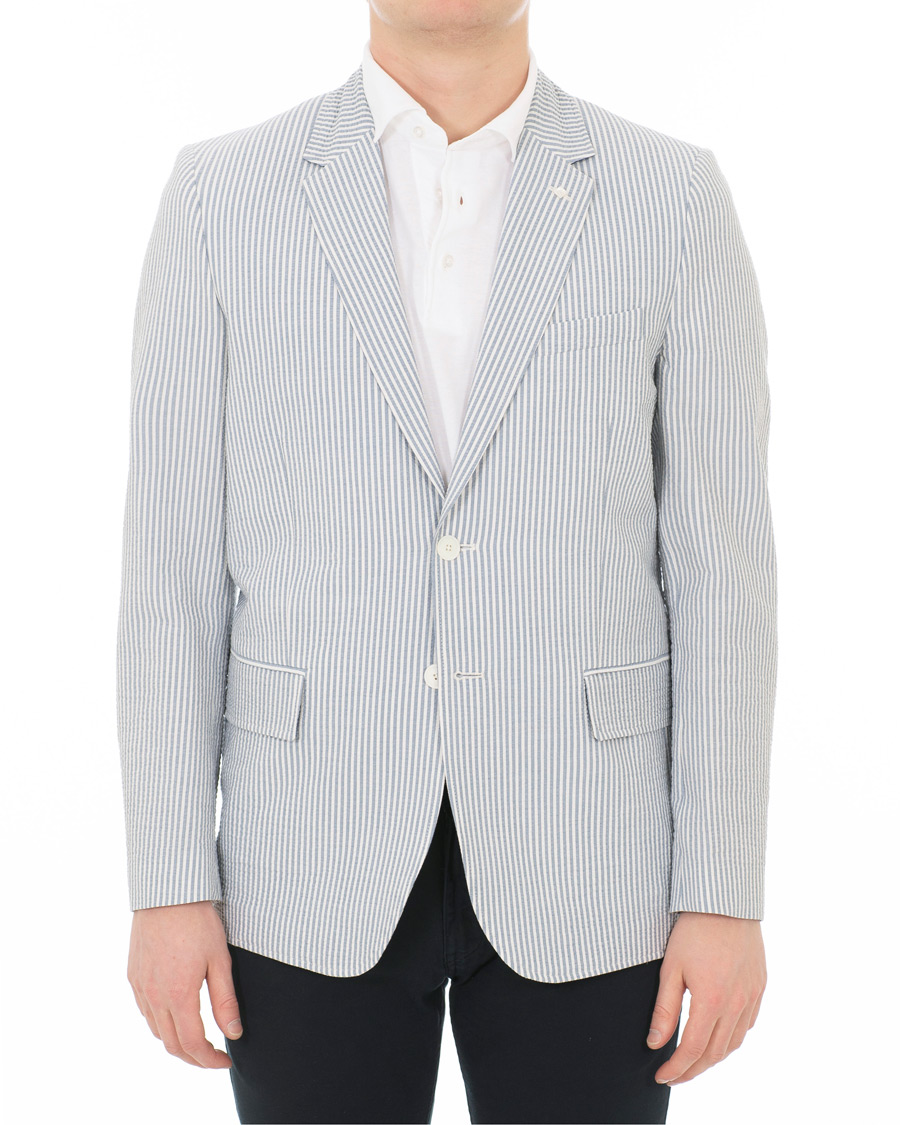 Mies | Pikkutakit | GANT | Seersucker Stripe Blazer Eggshell