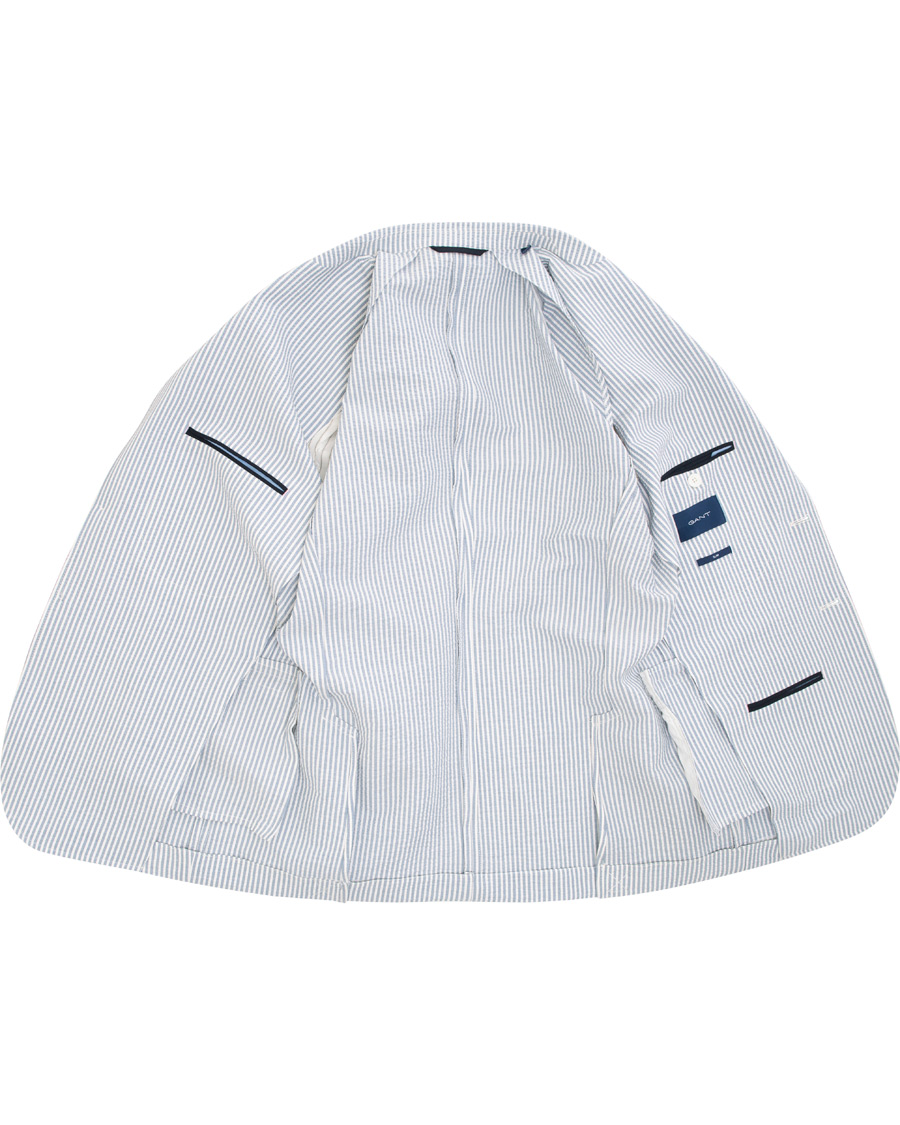 Mies | Pikkutakit | GANT | Seersucker Stripe Blazer Eggshell