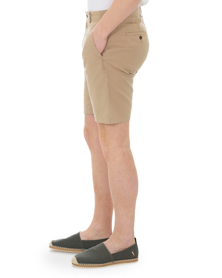 Mies | Shortsit | GANT | Cotton/Linen Shorts Dark Khaki