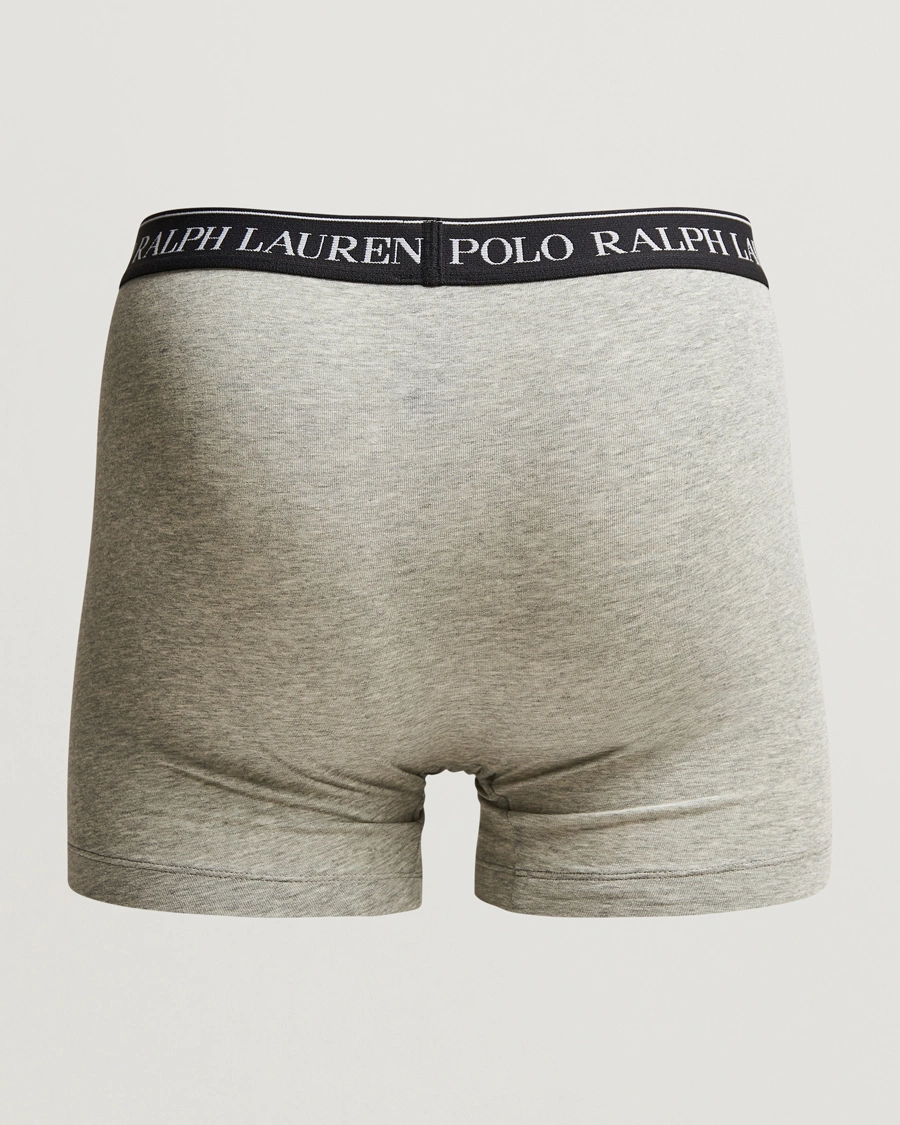 Mies | Vaatteet | Polo Ralph Lauren | 3-Pack Stretch Boxer Brief White/Black/Grey