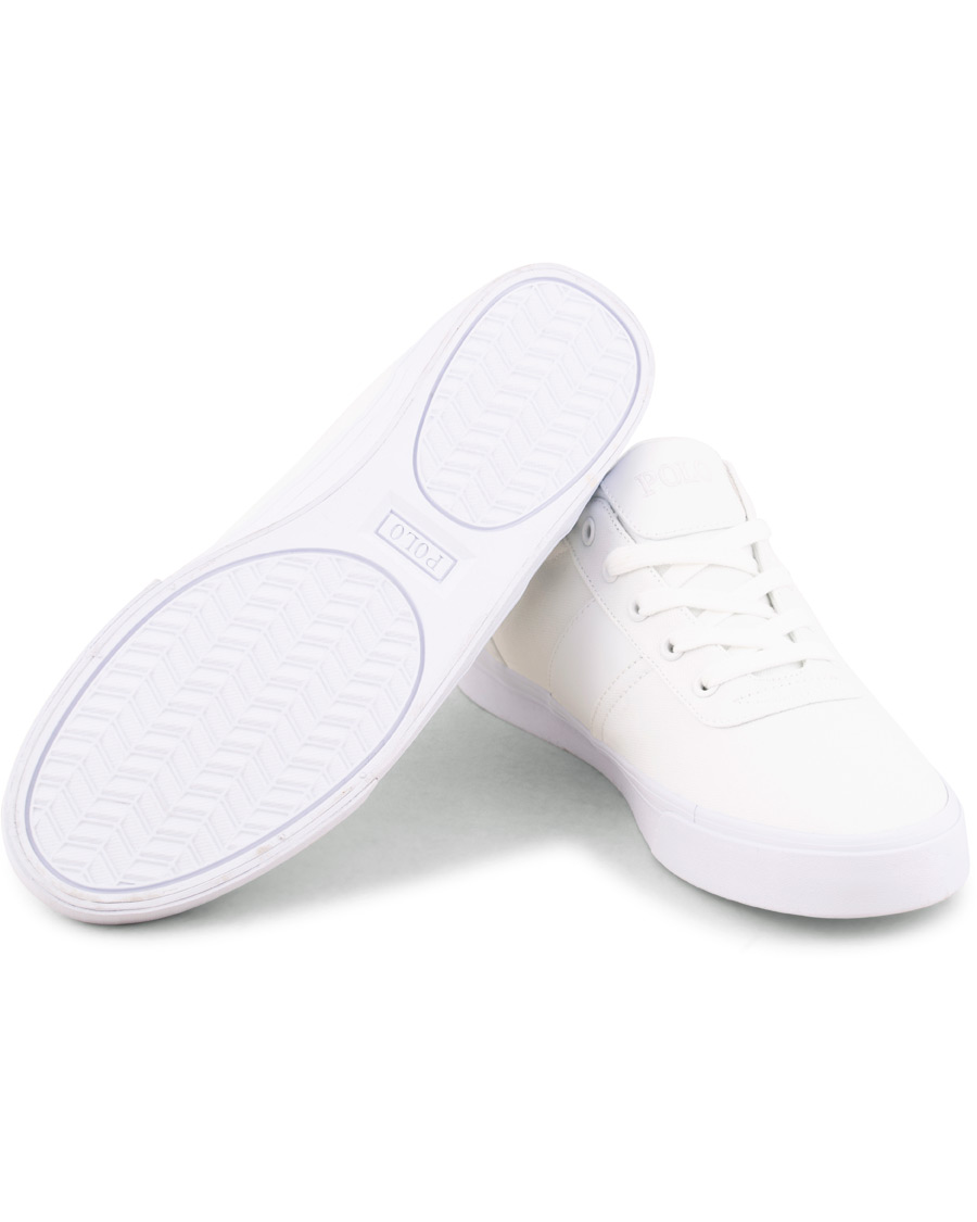 Mies | Polo Ralph Lauren Hanford Canvas Sneaker Pure White | Polo Ralph Lauren | Hanford Canvas Sneaker Pure White