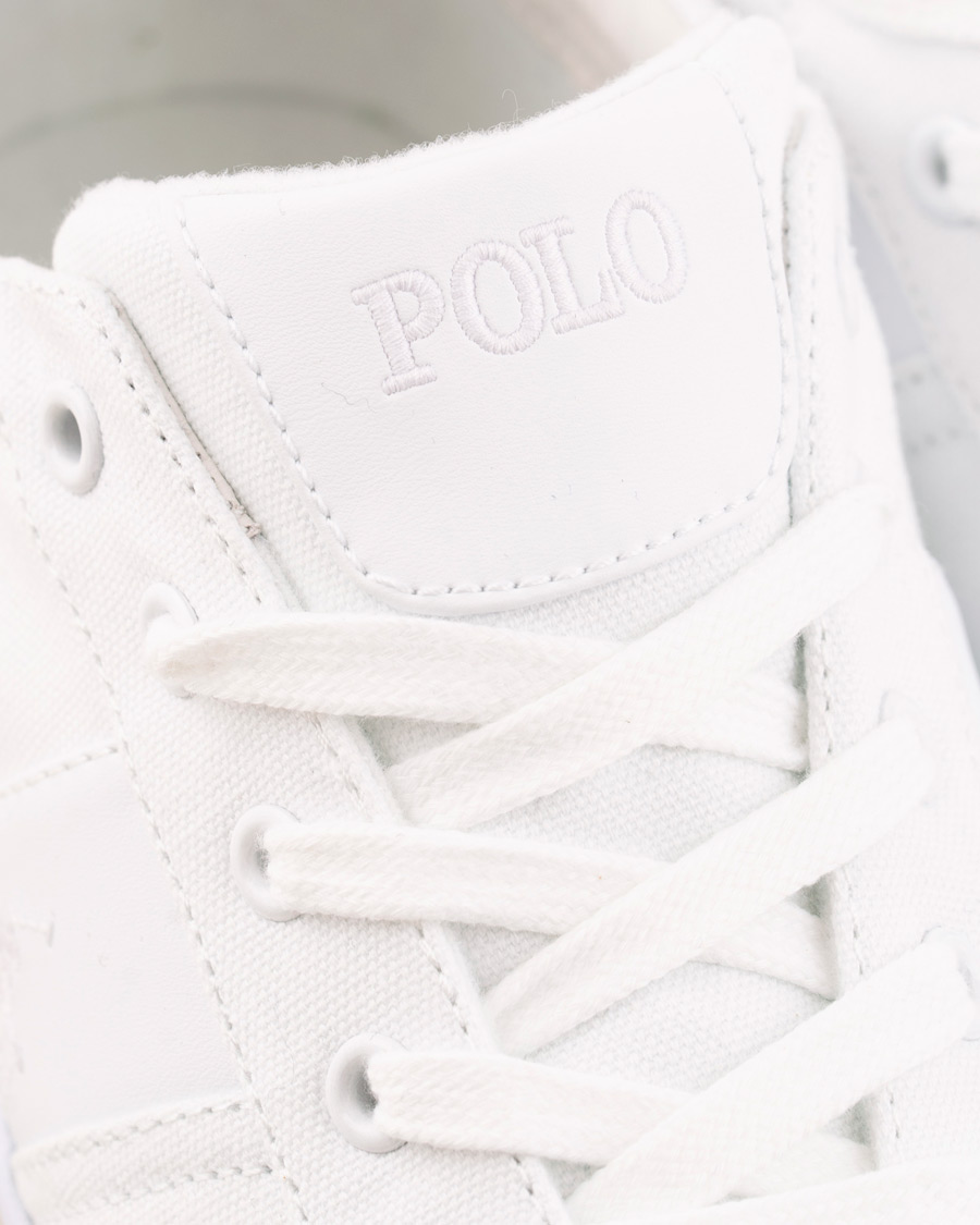 Mies | Polo Ralph Lauren Hanford Canvas Sneaker Pure White | Polo Ralph Lauren | Hanford Canvas Sneaker Pure White
