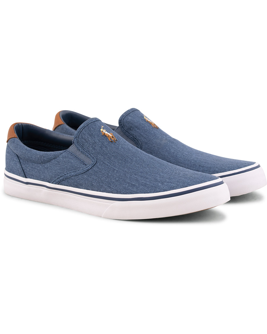 Mies | Polo Ralph Lauren Thompson Slip On Sneaker Newport Navy | Polo Ralph Lauren | Thompson Slip On Sneaker Newport Navy