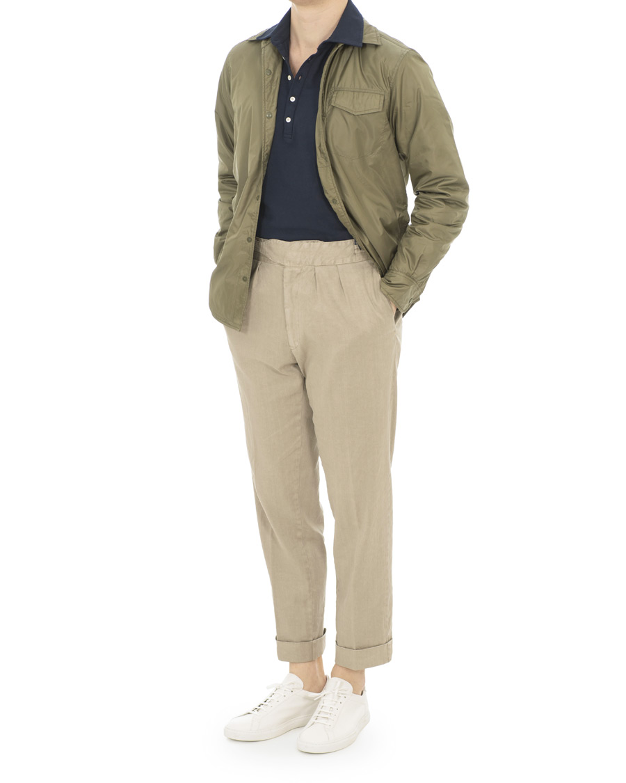 Mies | Kauluspaidat | Aspesi | Marvin Nylon Shirt Jacket Light Green