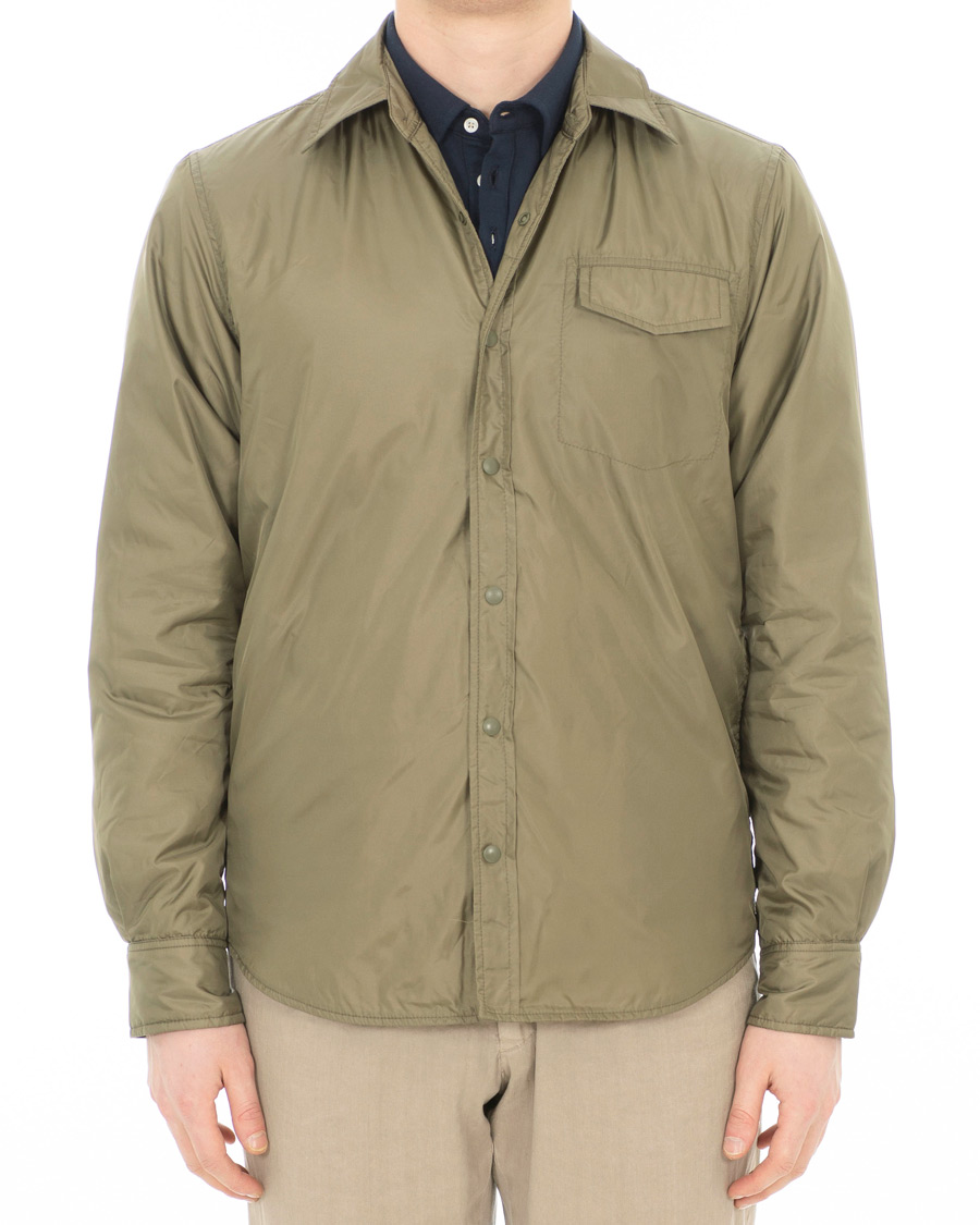 Mies | Kauluspaidat | Aspesi | Marvin Nylon Shirt Jacket Light Green