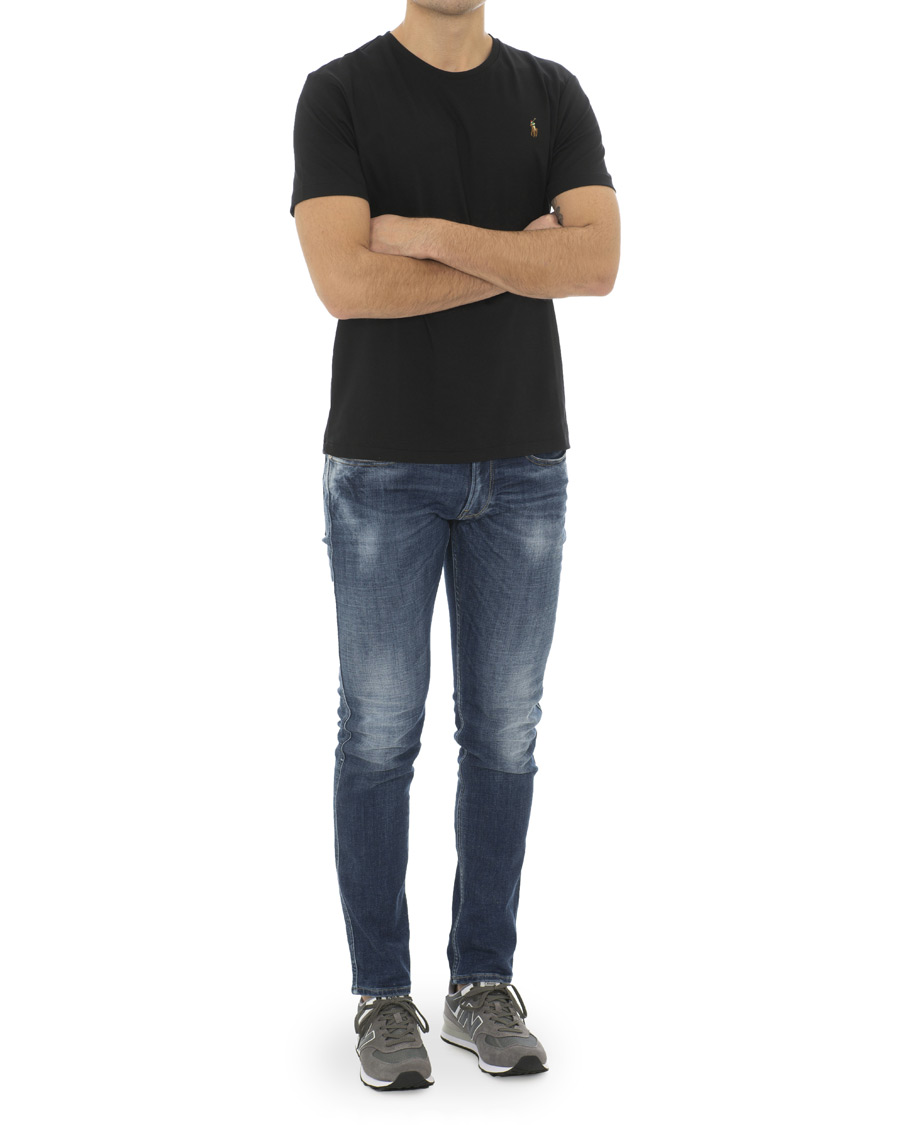 Mies | T-paidat | Polo Ralph Lauren | Luxury Pima Cotton Crew Neck Tee Black