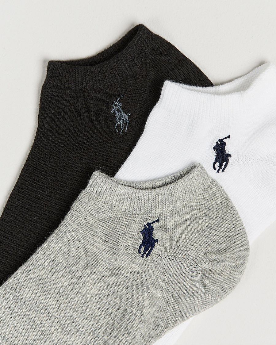 Mies | Alusvaatteet | Polo Ralph Lauren | 3-Pack Ghost Sock Black/White/Grey