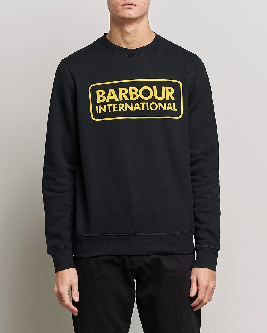 Mies |  | Barbour International | Large Logo Sweatshirt Black