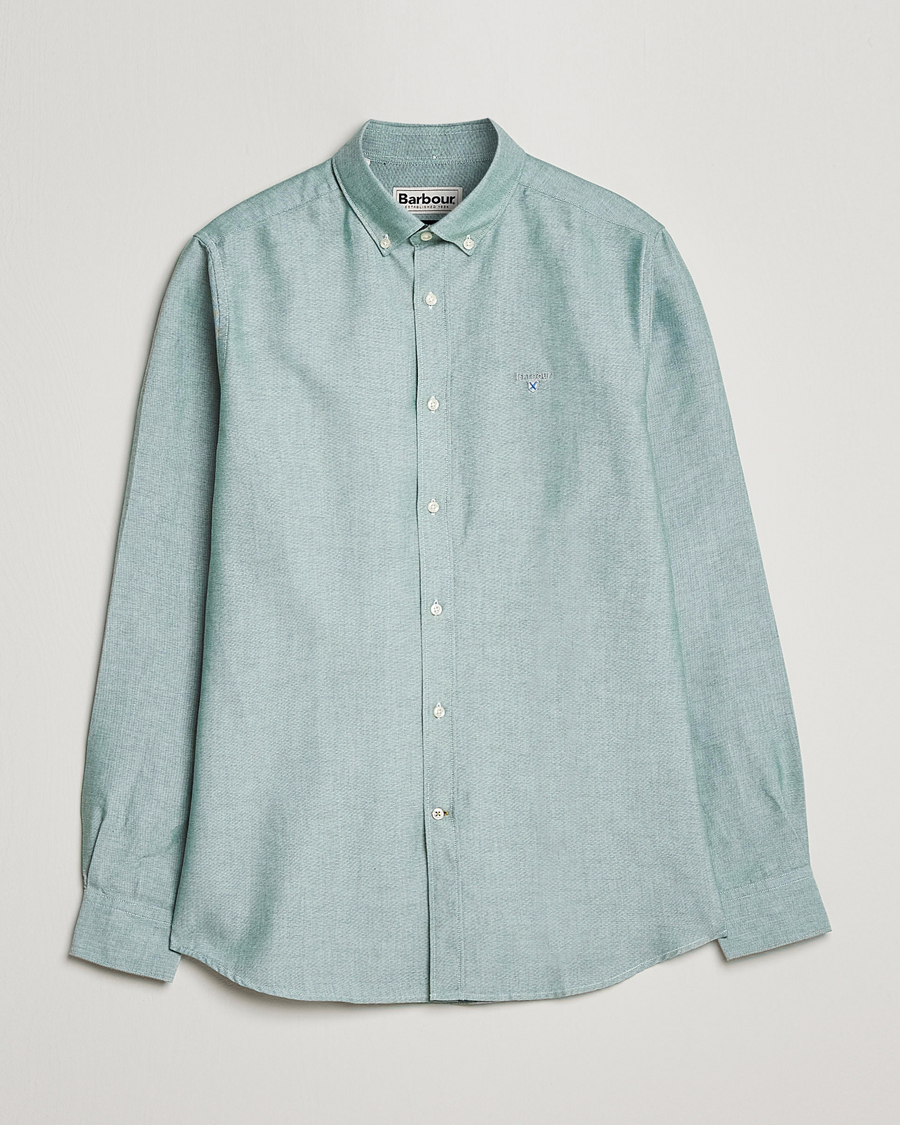Mies | Kauluspaidat | Barbour Lifestyle | Tailored Fit Oxford 3 Shirt Green