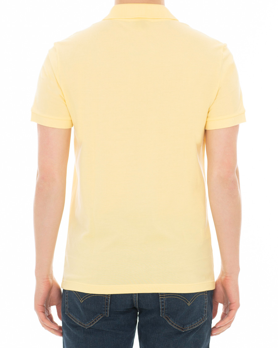 Mies | Pikeet | Lacoste | Palm Crocodile Poloshirt Regular Fit Yellow