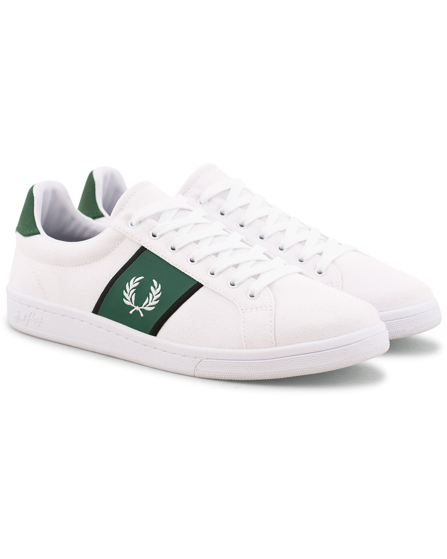 Mies | Fred Perry B721 Canvas Sneaker White | Fred Perry | B721 Canvas Sneaker White
