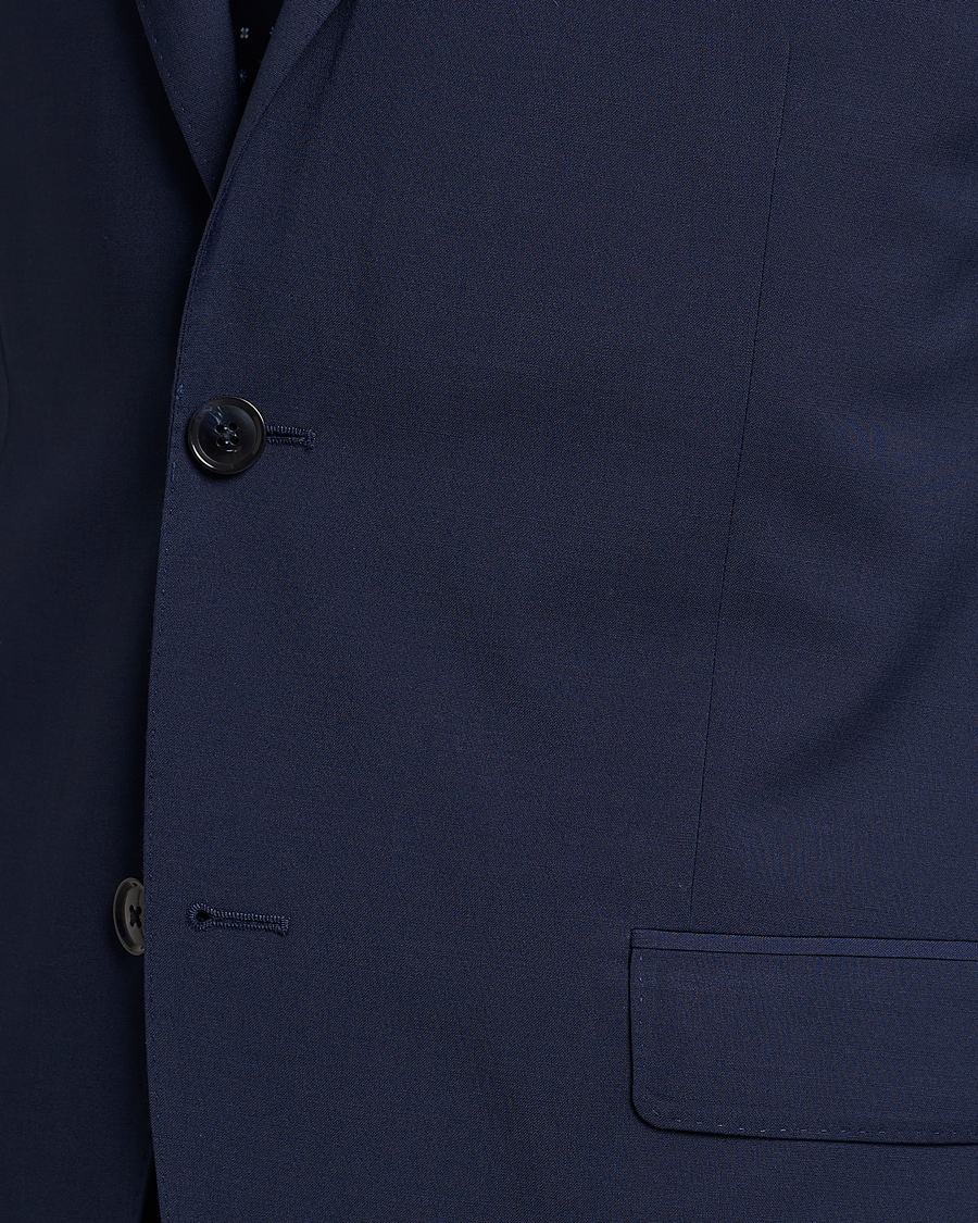 Mies | Pikkutakit | Oscar Jacobson | Edmund Wool Stretch Blazer Blue