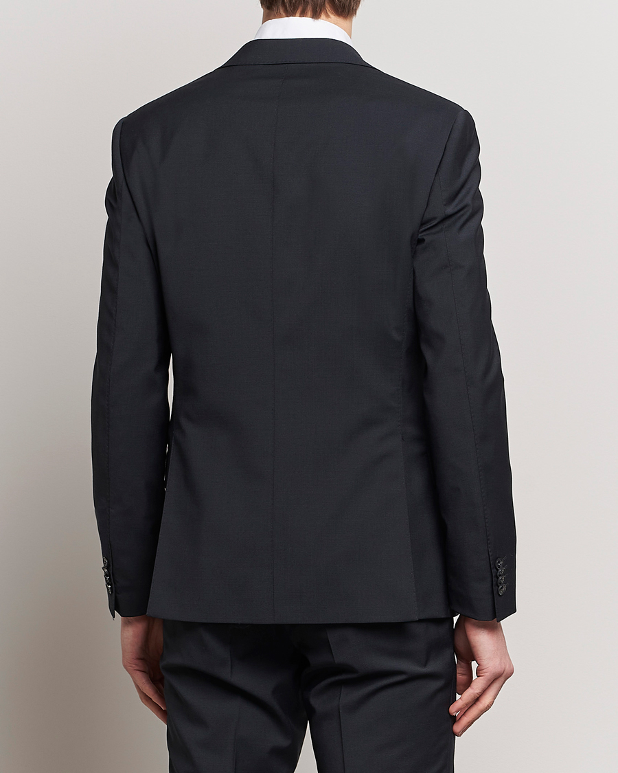 Mies | Pikkutakit | Oscar Jacobson | Edmund Wool Stretch Blazer Black