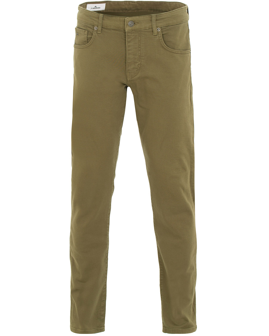 Mies | Housut | J.Lindeberg | Jay Solid Stretch 5-Pocket Pants Ivy Green