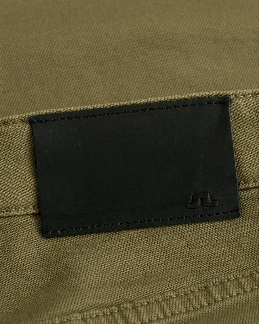 Mies | Housut | J.Lindeberg | Jay Solid Stretch 5-Pocket Pants Ivy Green