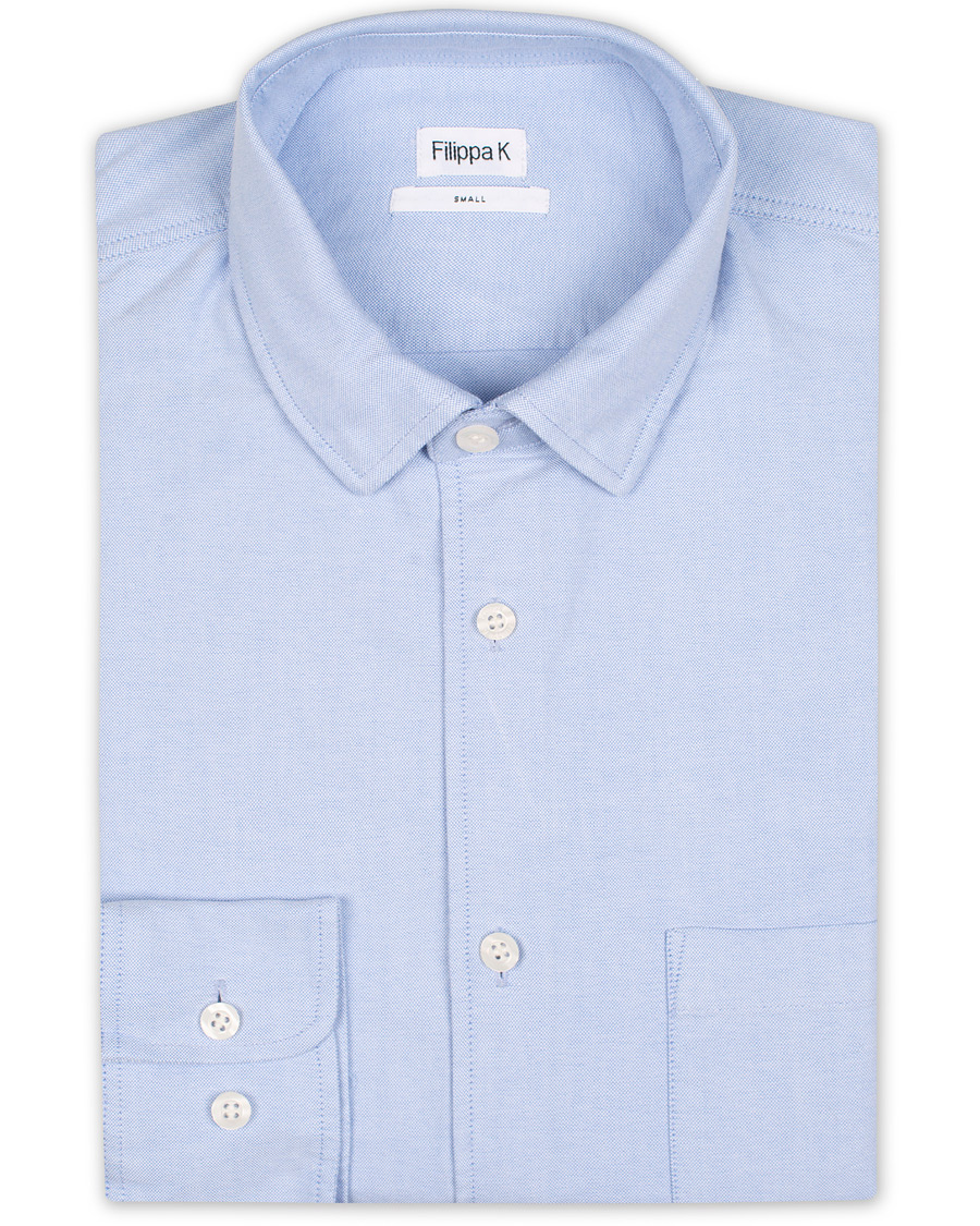Mies | Kauluspaidat | Filippa K | Tim Oxford Shirt Light Blue