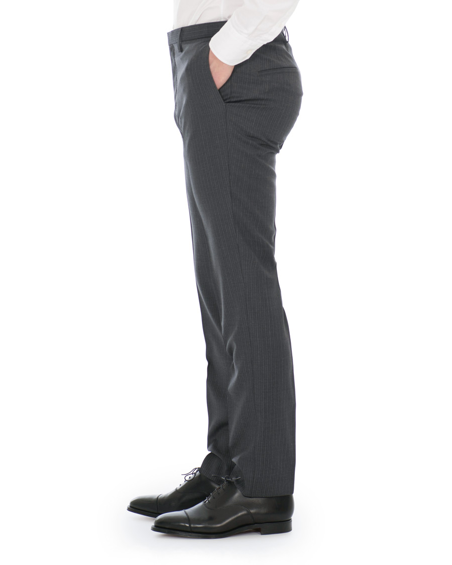 Mies | Housut | Tiger of Sweden | Todd Pinstripe Trousers Grey