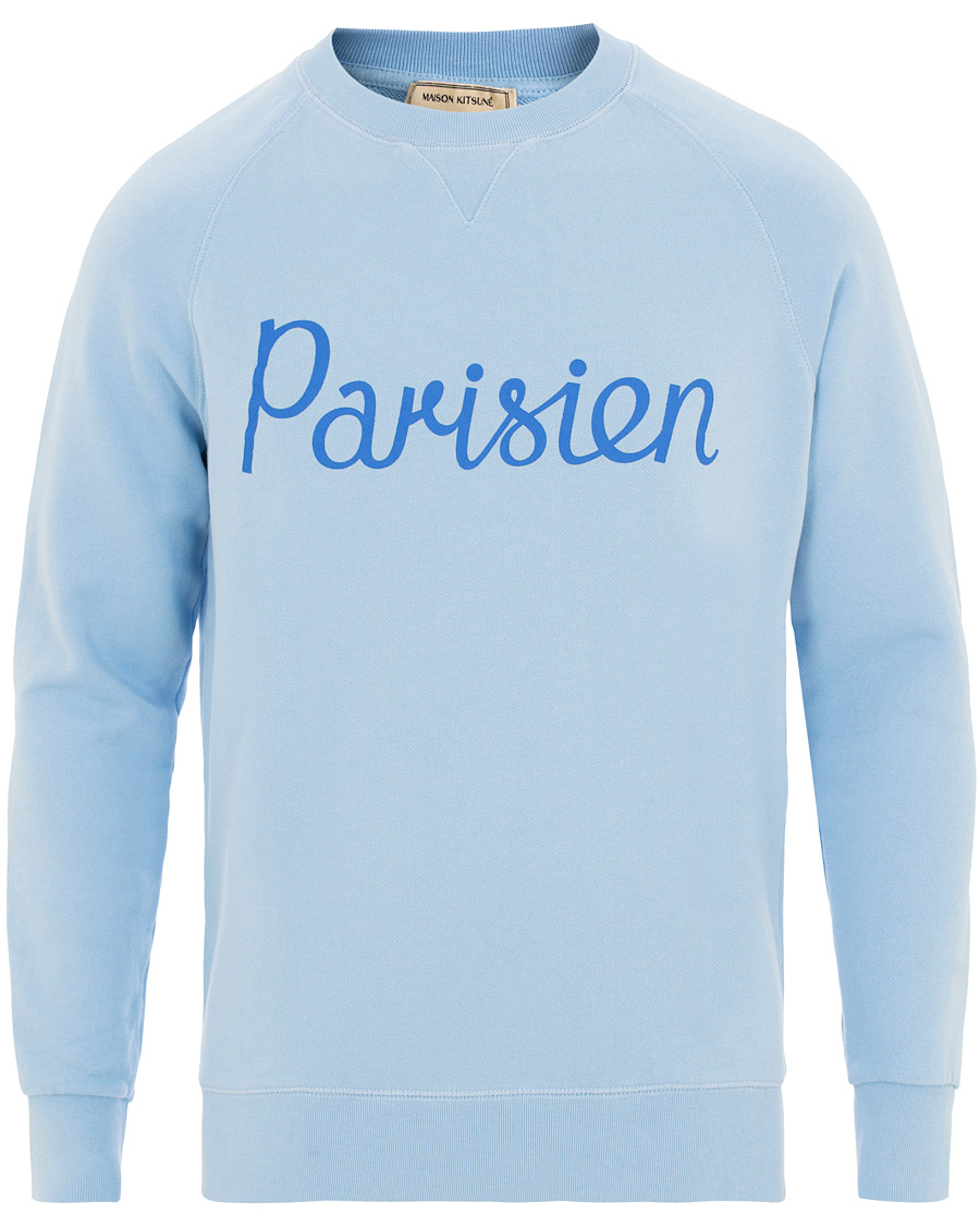 Mies | Puserot | Maison Kitsuné | Sweatshirt Parisien Light Blue